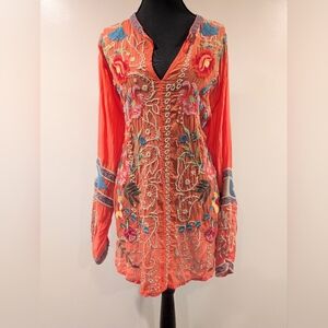Johnny Was Embroidered Tunic